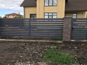 Забор жалюзи 72 метра фото в Горбатове