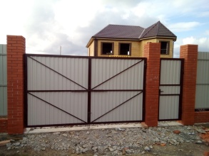 Забор с воротами и калиткой 90 метров фото в Горбатове