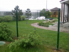3D заборы для частного дома 10 метров фото недорого