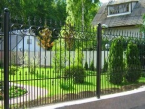 Кованые заборы на ленточном фундаменте 80 метров фото в Горбатове